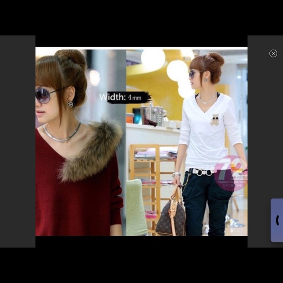 Last 1 Silver snake like necklace 😍🌻🎁 - Picture 4 of 5